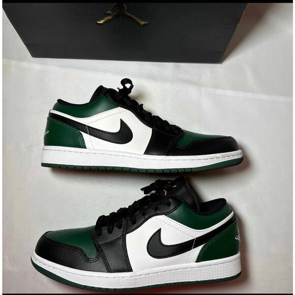 Size 8 - Nike Air Jordan 1 Low Green Toe Men\'s Shoes Ships Now main image 6